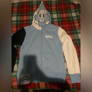 Hellabella Baby blue full zip Hoodie